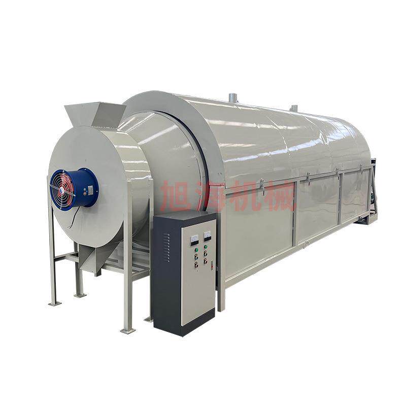 酒糟豆腐渣粮食烘干机滚筒干燥机多功能齿轮传动式滚筒烘干机