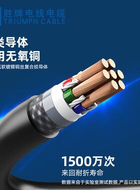 裸铜特软PVC棉线填充导线 UL20234 6芯1护套线高速运动弯折拖链线