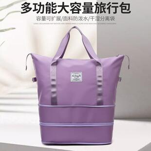 包超大容量女拉杆手提出门差方便携带待产收纳包运动健身李袋