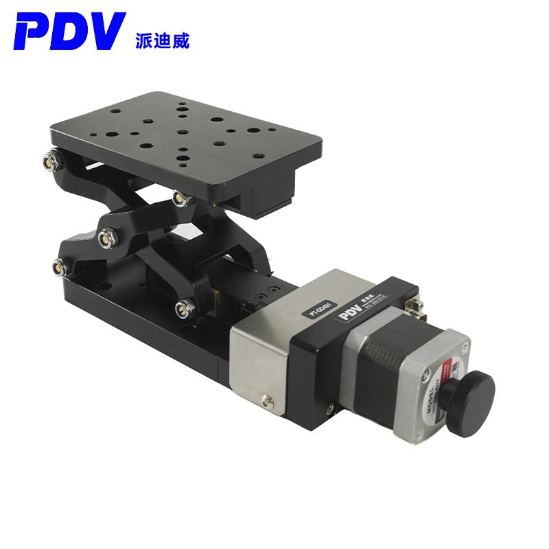 PT-GD402高精度电动升降台/位移台/剪式升降台/中空转台/位移台