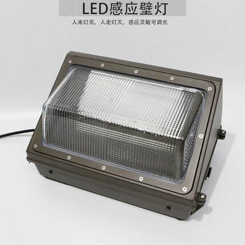 车库照明LED壁灯60w80w100w美式墙壁灯雷达感应自动点亮 现货