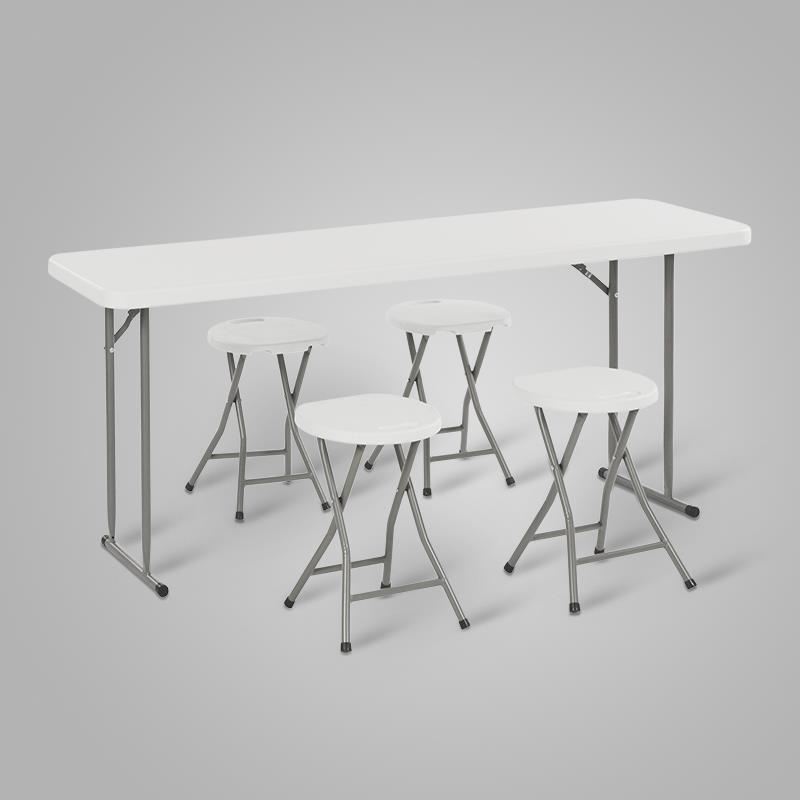 L7可折叠长条桌凳小F755T76H桌子餐桌外简易便携式户摆活动长方形