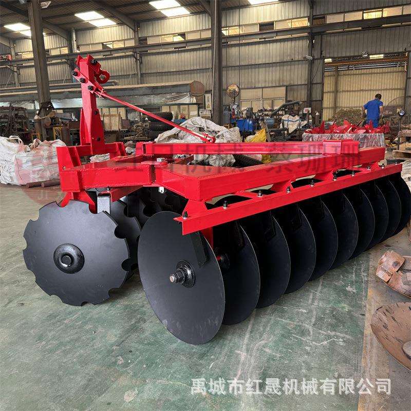 红日中耙圆盘耙四轮拖拉机配套牵引悬挂两用中型圆盘耙新款圆盘耙