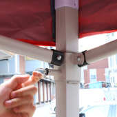 批发3 防水防晒四角牛津布摆摊夜市伸缩折叠帐篷 3米广告帐篷