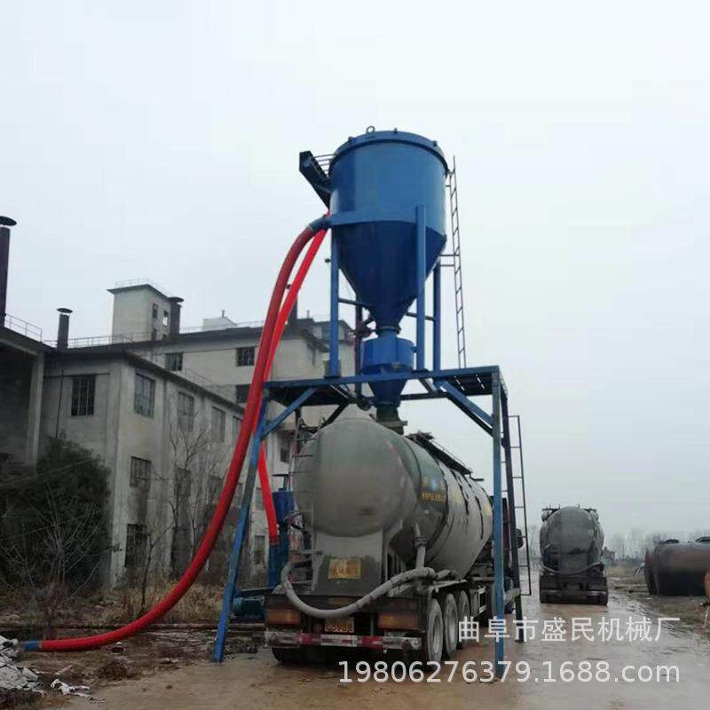 生产环保型装粉煤灰设备气力输送机粮仓倒运输送机水泥粉装车机