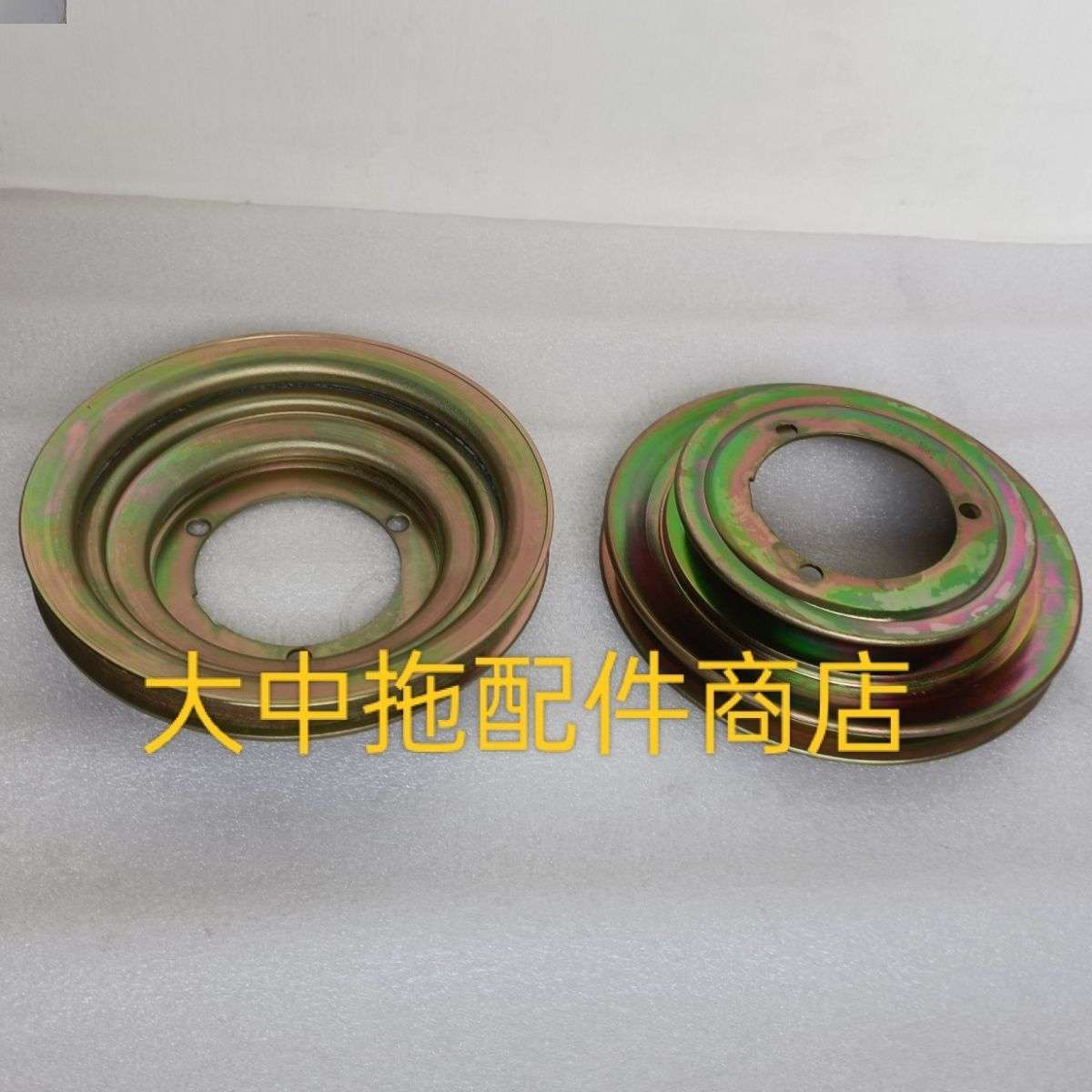 单缸水循环柴油机曲轴飞轮皮带轮KM138/KM160/莱动29虎水泵皮带轮