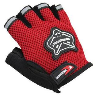 Kids Anti Riding Cycling Finger Sports Half Gloves Bike slip