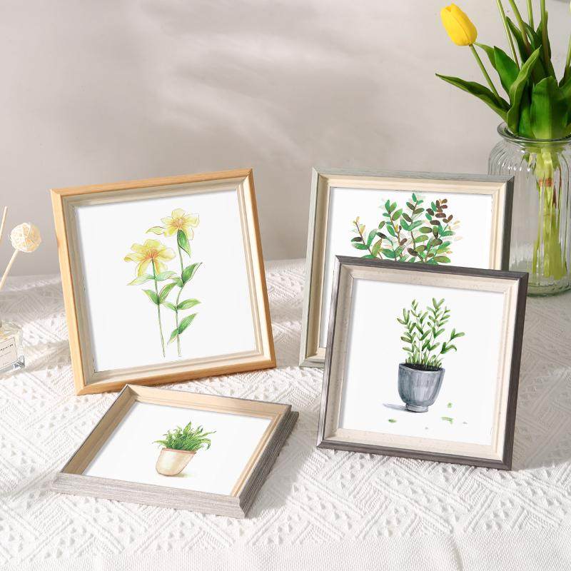 北欧创意正方形相框摆台挂墙装裱油画棒儿童相册画框打印照片,文具电教/文化用品/商务用品,磁性展示牌/磁性展示贴,淘宝优惠券,粉丝福利购,淘宝优惠卷