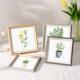 北欧创意正方形相框摆台挂墙装 裱油画棒儿童相册画框打印照片