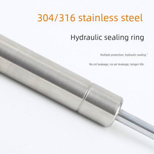 304不锈钢气弹簧316防锈液压支撑杆上翻门窗气动顶杆游艇加粗撑杆