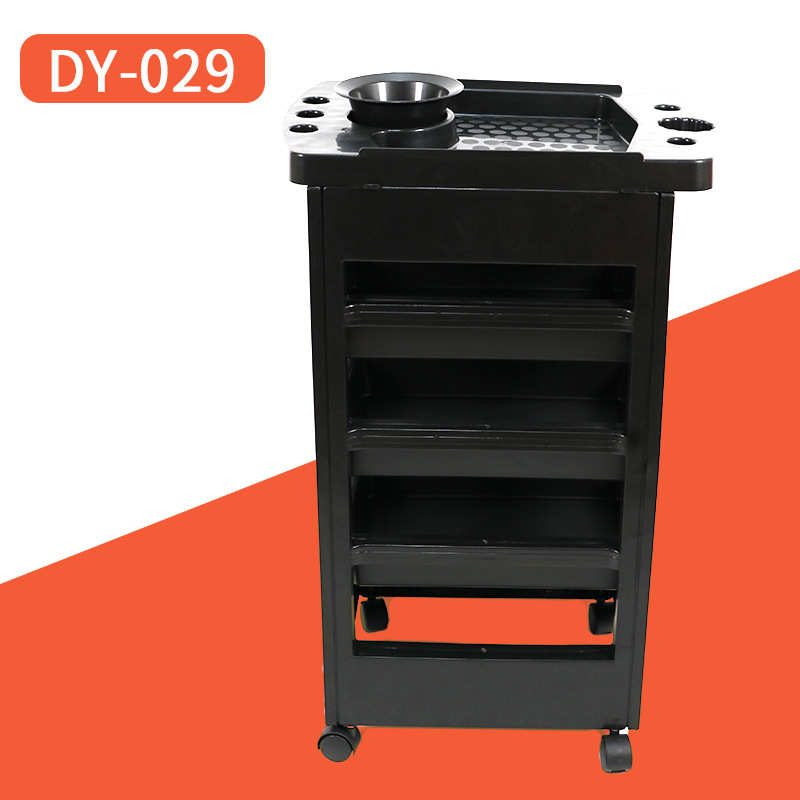 理发店可 新款物沙龙架推车 移动物加厚美发收纳架置小推车置工具