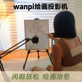 wanpi绘画蛋糕装饰画书法投影，神器临摹diy油画，定制动漫简笔画礼物