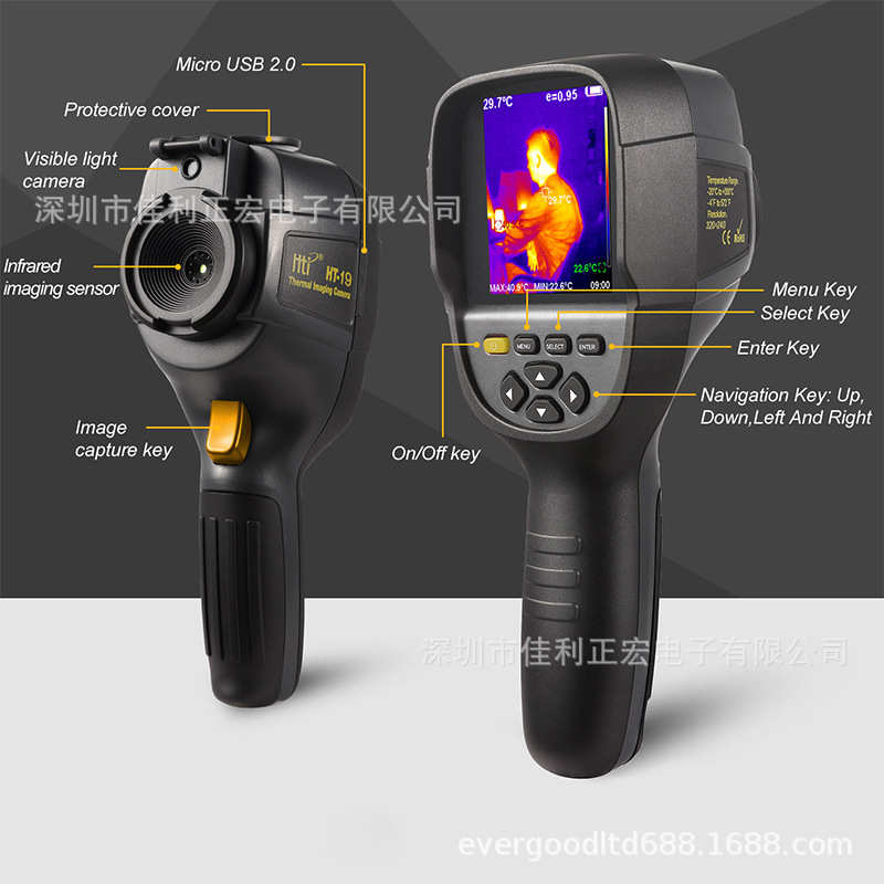 新品上市 厂家HT-19 HT-18高像素热成像仪HT-02 HT-02D