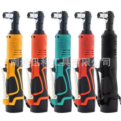 16.8V锂电电动棘轮扳手充电式90度角向电动扳手直角拐弯器弯头扳