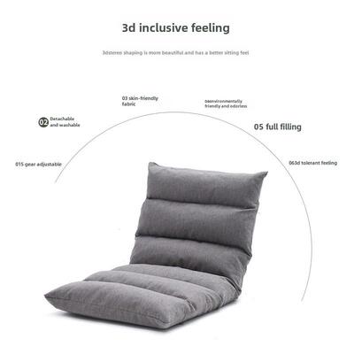 Lazy sofa tatami bed back chair single sofa folding chair