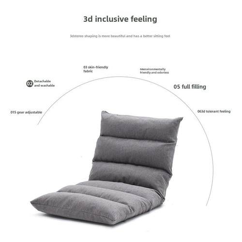 Lazy sofa tatami bed back chair single sofa folding chair