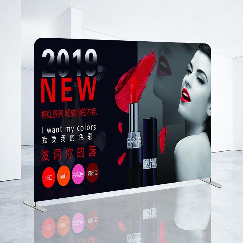 签到广告架子板展示架快会议秀布拉广告牌墙折叠展示快活动背景广