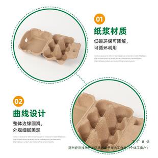 托纸浆快递蛋运输防撞防震鸡鸡蛋蛋F99M6JS5托收盒蛋托盘蛋纳托