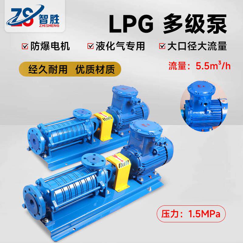 LPGP-65液化石油天然气加注多级泵储存罐装卸泵LPG加气机泵