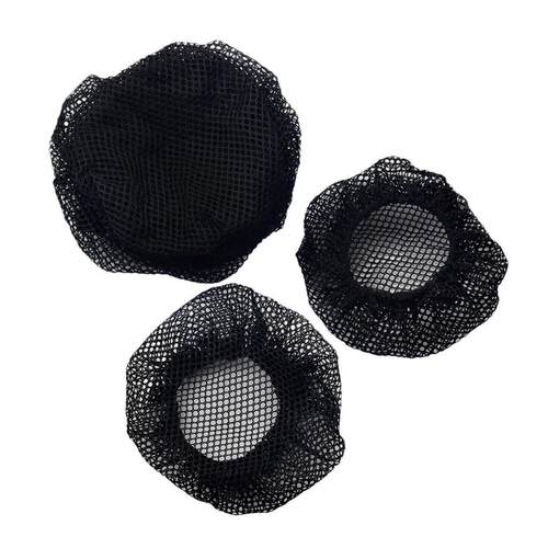 10x Womens Bun Cover Snood Elastic Solid Mesh Hair Net Gym D