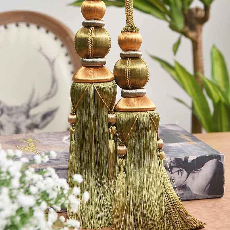 厂家直销 欧式窗帘绑带挂球双流苏吊球吊穗窗帘绑绳批发,纺织面料/辅料/配套,流苏/穗,淘宝优惠券,粉丝福利购,淘宝优惠卷