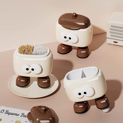 Super cute covered toothpick box超可爱带盖牙签盒