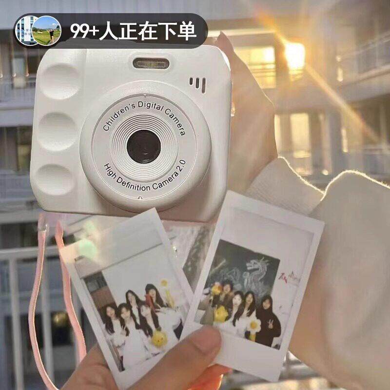 学生党高清CCD迷你数位相机拍立得挂颈儿童毕业季男女孩生日礼物