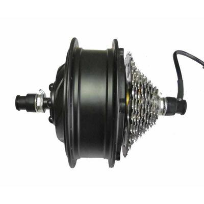 变速山地自行车改装电动车电机36v48v250/350w500w前后驱改装电机