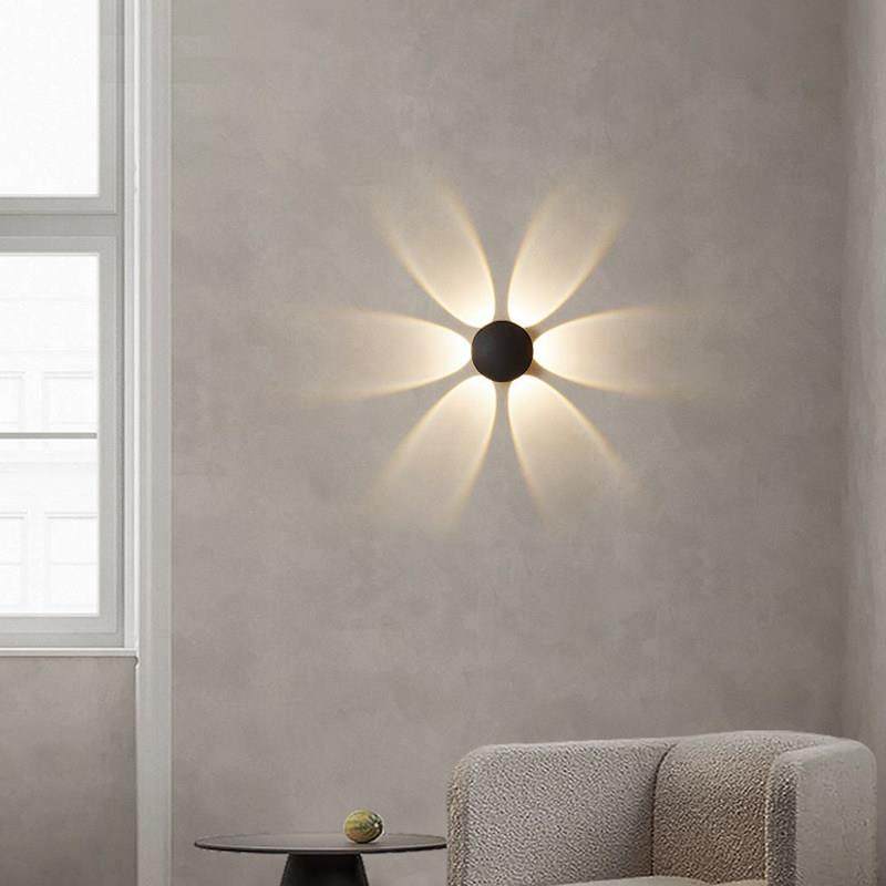 极简壁灯北欧艺术客厅背景墙灯楼梯过道走廊洗墙灯创意卧室床头灯