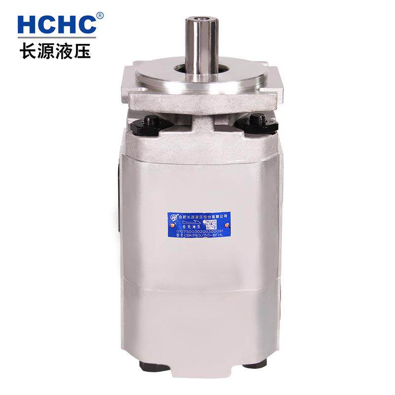 HCHC长源液压齿轮油泵CBKP双联泵液压系统齿轮油泵合肥长源液压泵