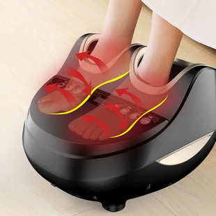 家用多功能足部按摩器电动热敷腿部足底脚底穴位揉捏按脚足疗机