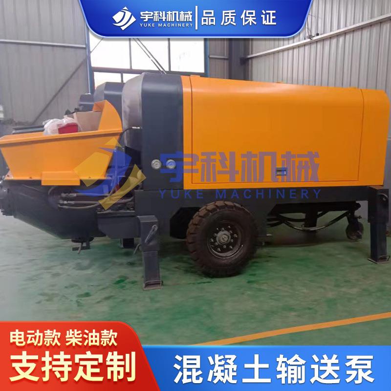 柴油地泵商砼砂浆浇筑上料机20小型二次构造柱泵细石混凝土输送泵