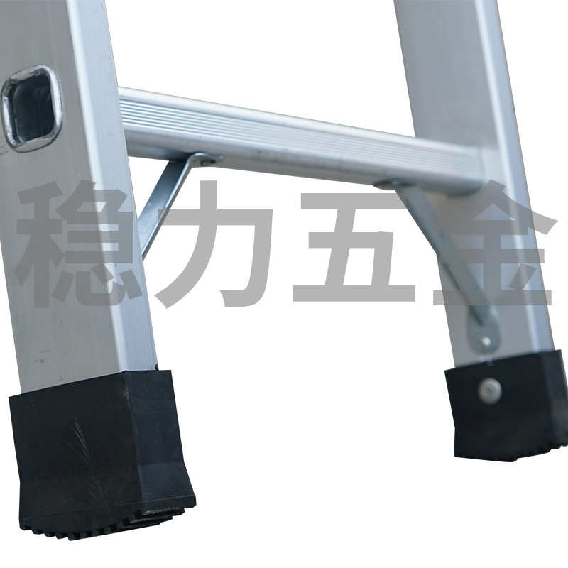 家用方管单面直梯 铝合金加厚14步工具梯 阁楼户外爬梯一字梯批发