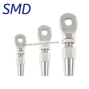 通用型家用眼式接线器收绳紧快丝绳承重锁头钢接头速夹钢丝扣拉索
