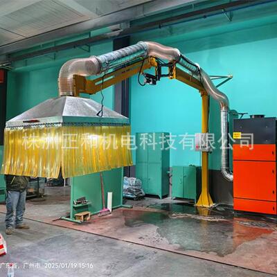 电动送丝机悬臂DDB250210管道吸尘罩支撑架便携一体旋转焊接空间
