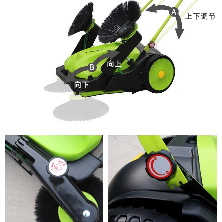 厂车家间物车业手动式扫地机工业清扫路无动力尘TC-1050推车吸尘