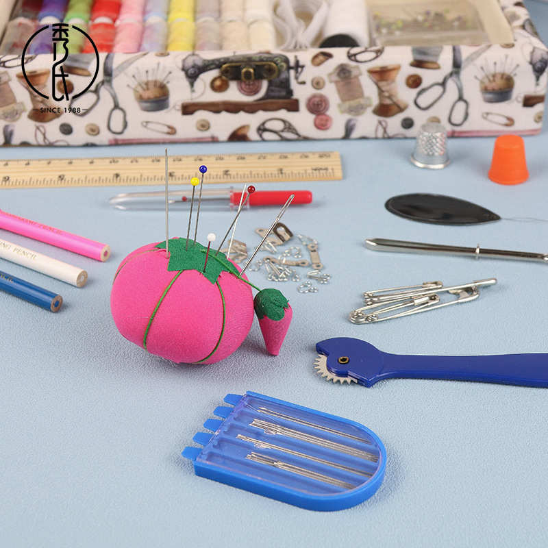 新品套装家用针线盒缝纫工具手缝小卷手工线针线包实用型套装