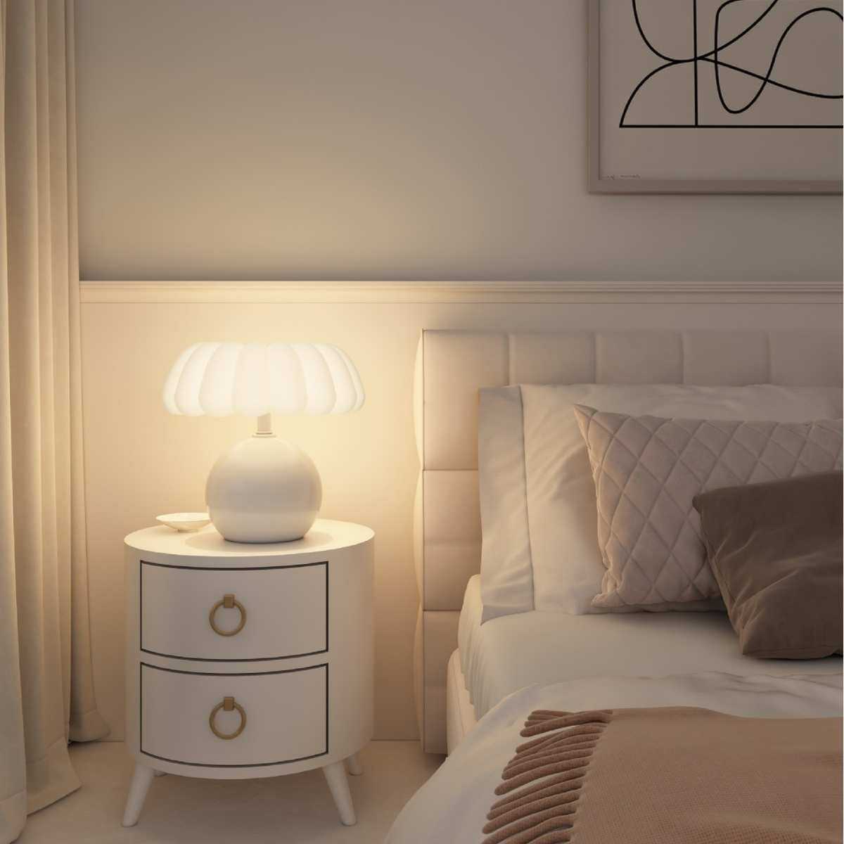 简约云朵南瓜夜大气氛围台灯高奶油床头灯护眼卧室颜风灯装饰值,家装灯饰光源,小夜灯,淘宝优惠券,粉丝福利购,淘宝优惠卷