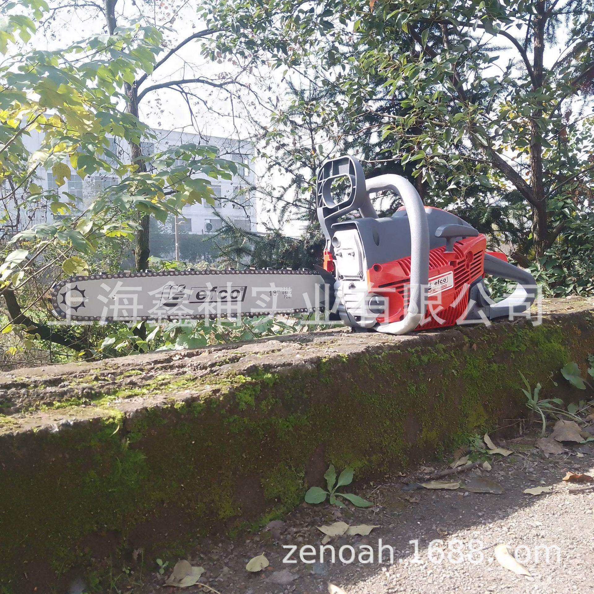 叶红 MTH5800二冲程大功率油锯 汽油伐木锯 家用小型链条砍树机
