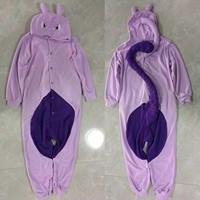Cartoon Fire Lizard Anime Onesie Adult Cosplay Halloween thumbnail 5