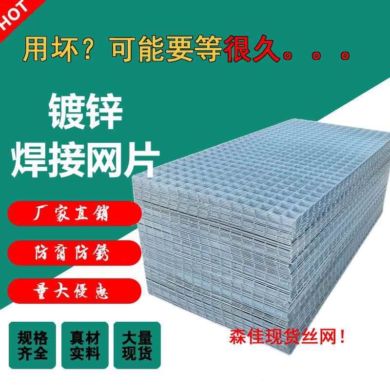 镀锌铁丝网片小孔养殖围栏钢丝网养鸡鸭狗笼兔笼具加粗建筑铁网格