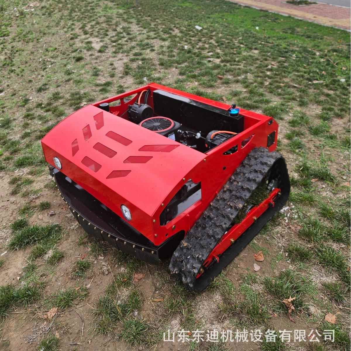 厂家履带碎草甩刀割草机果园林开荒除草机80厘米堤坝剪草机