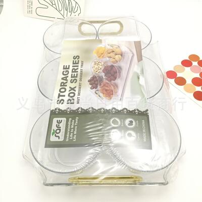 Cross-border compartmentalized fruit plate for snacks and dr