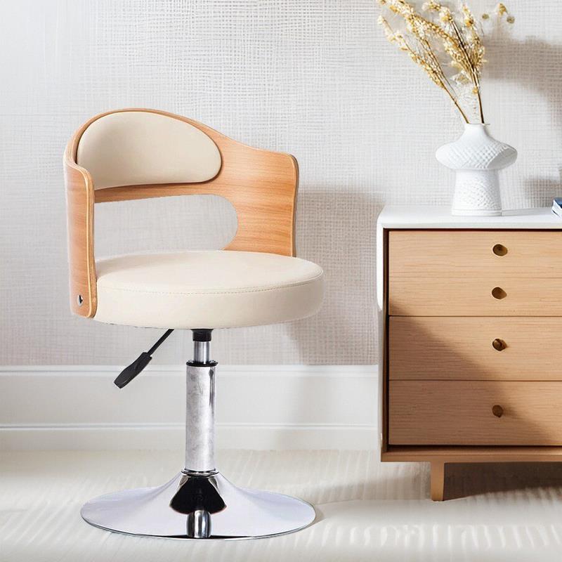 实木欧式家用电脑椅小巧型学生儿童书桌椅现代简约升降转椅座椅