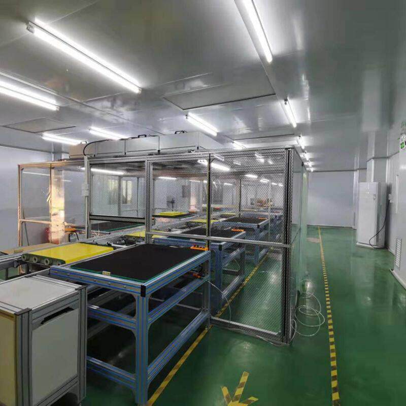 液晶触摸智能数字标牌装配线 电梯广告显示屏总装老化线源头工厂
