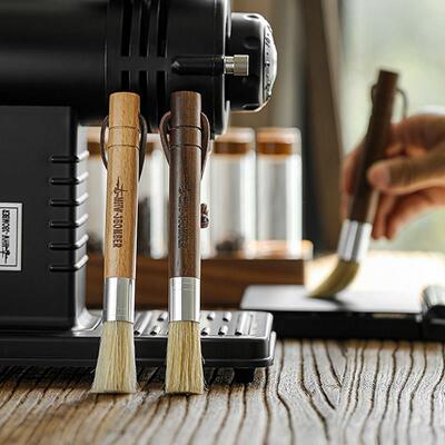 MHW 轰炸机 咖啡吧台实木毛刷猪鬃毛刷 磨豆机粉渣清洁刷EK43惠家