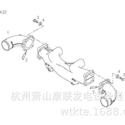 06.01283-7220 8 六角螺栓D2842LE203德国曼