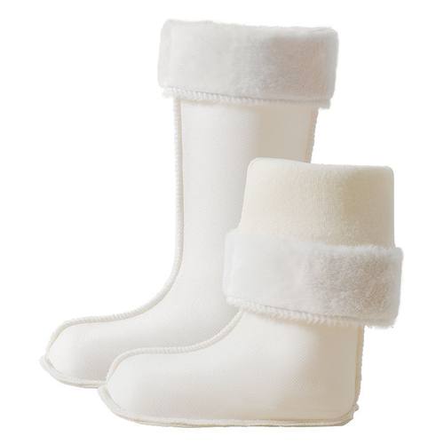 冬季雨鞋内胆短筒轻便雨鞋里面的棉套保暖靴子水胶鞋长款内套柔软
