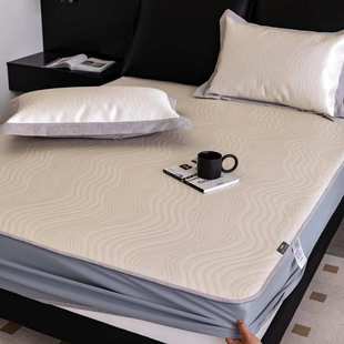 冰丝席三件套可机洗空调席加厚透气床笠席子尤里 轻奢现代风夏季