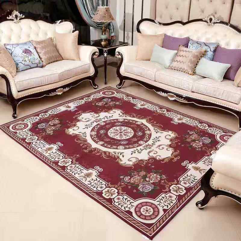 地毯卧室欧式客厅沙发茶几垫卧室门厅床边书房地毯家用防滑简欧